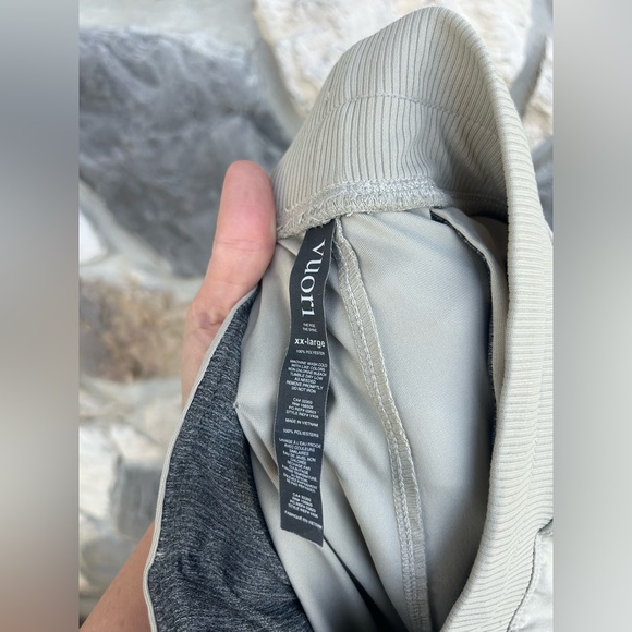 Mens Vuori Meta Joggers Size XXL Truffle Beige Athleisure Activewear Excellent! - Picture 3 of 4